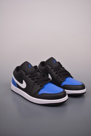 Air Jordan 1 Low 'Black / Blue' view 1