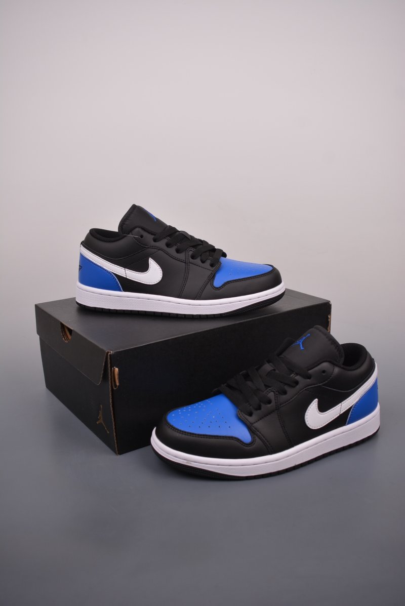 Air Jordan 1 Low 'Black / Blue' view