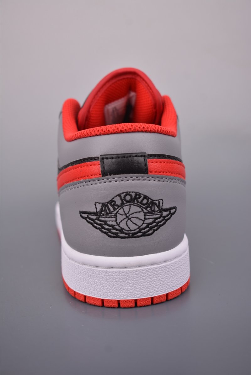 Air Jordan 1 Low 'Black / Grey / Red' view