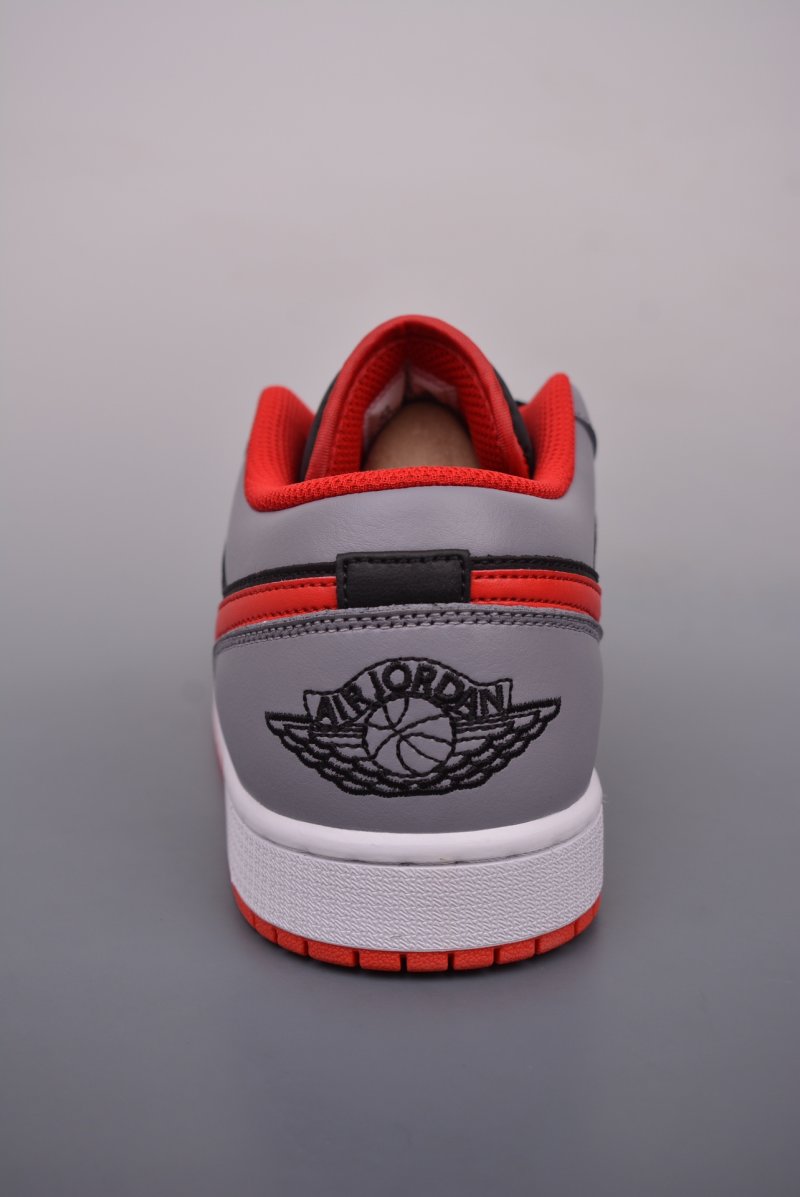 Air Jordan 1 Low 'Black / Grey / Red' view