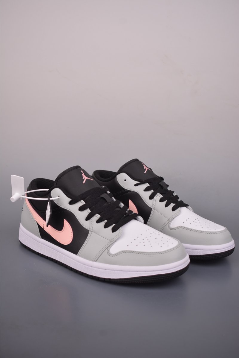 Air Jordan 1 Low 'White / Black / Pink'