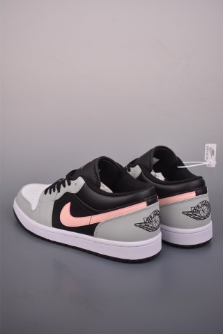 Air Jordan 1 Low 'White / Black / Pink' view 2