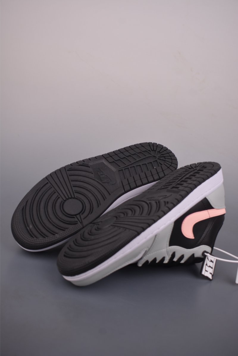 Air Jordan 1 Low 'White / Black / Pink' view