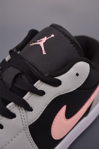 Air Jordan 1 Low 'White / Black / Pink' view 7