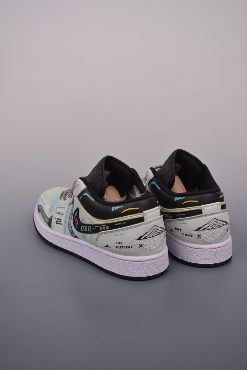 Air Jordan 1 Low 'Cyberpunk' view