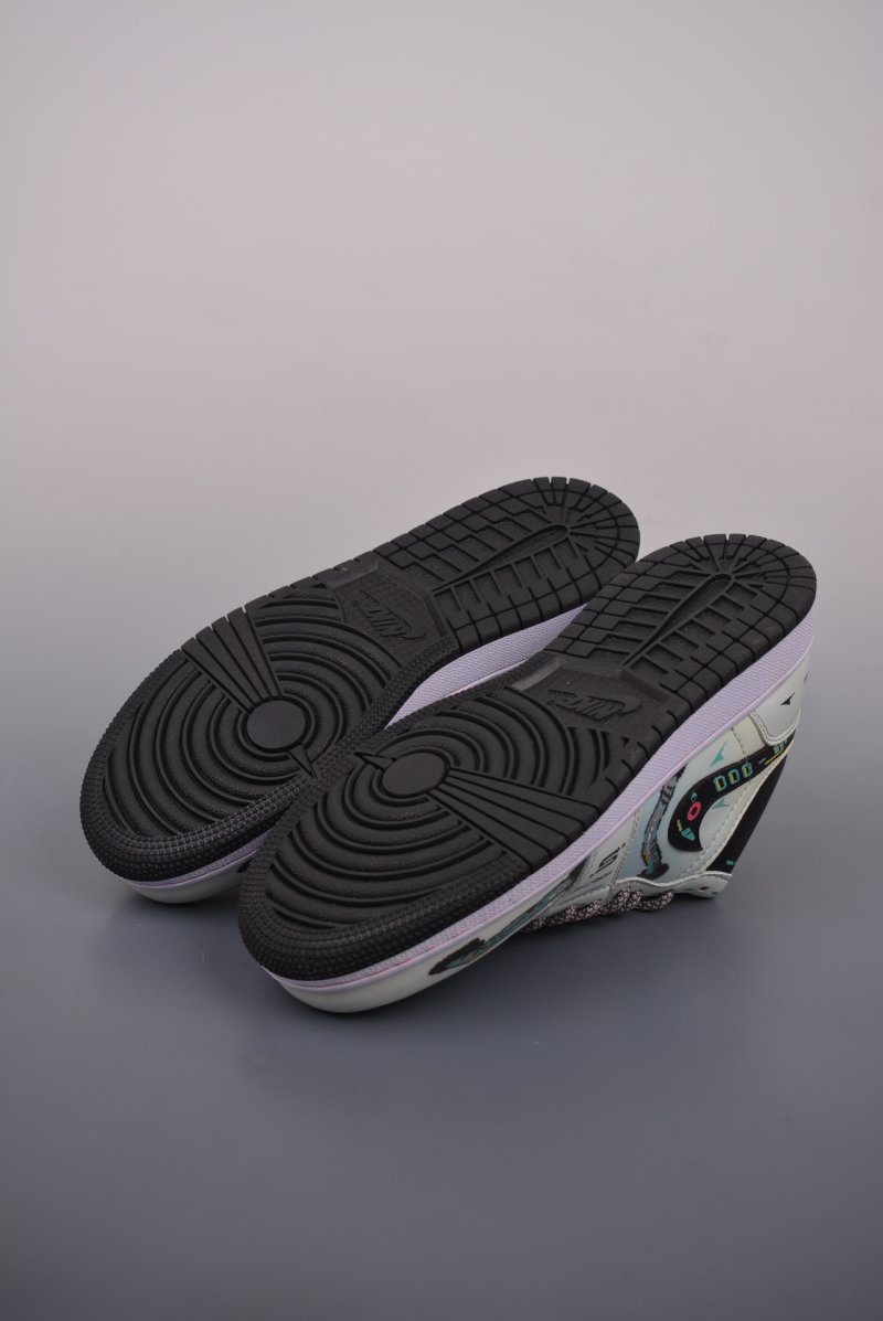 Air Jordan 1 Low 'Cyberpunk' view
