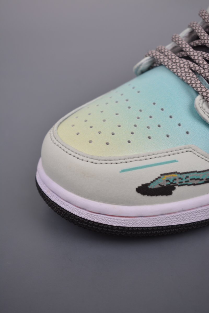 Air Jordan 1 Low 'Cyberpunk' view