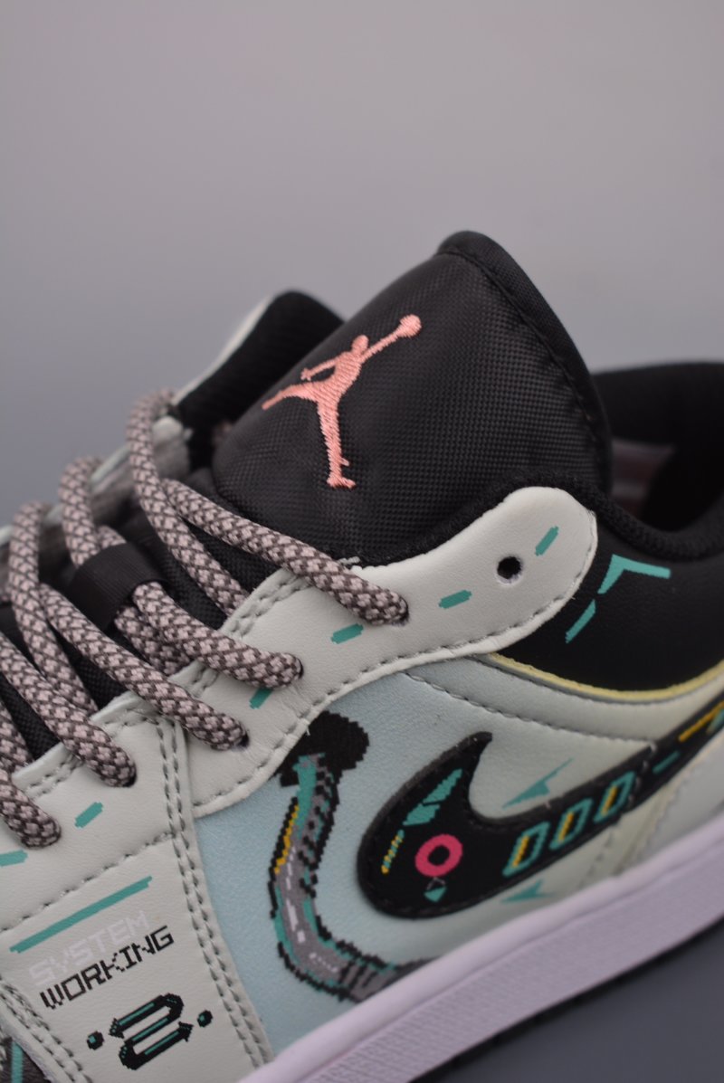 Air Jordan 1 Low 'Cyberpunk' view