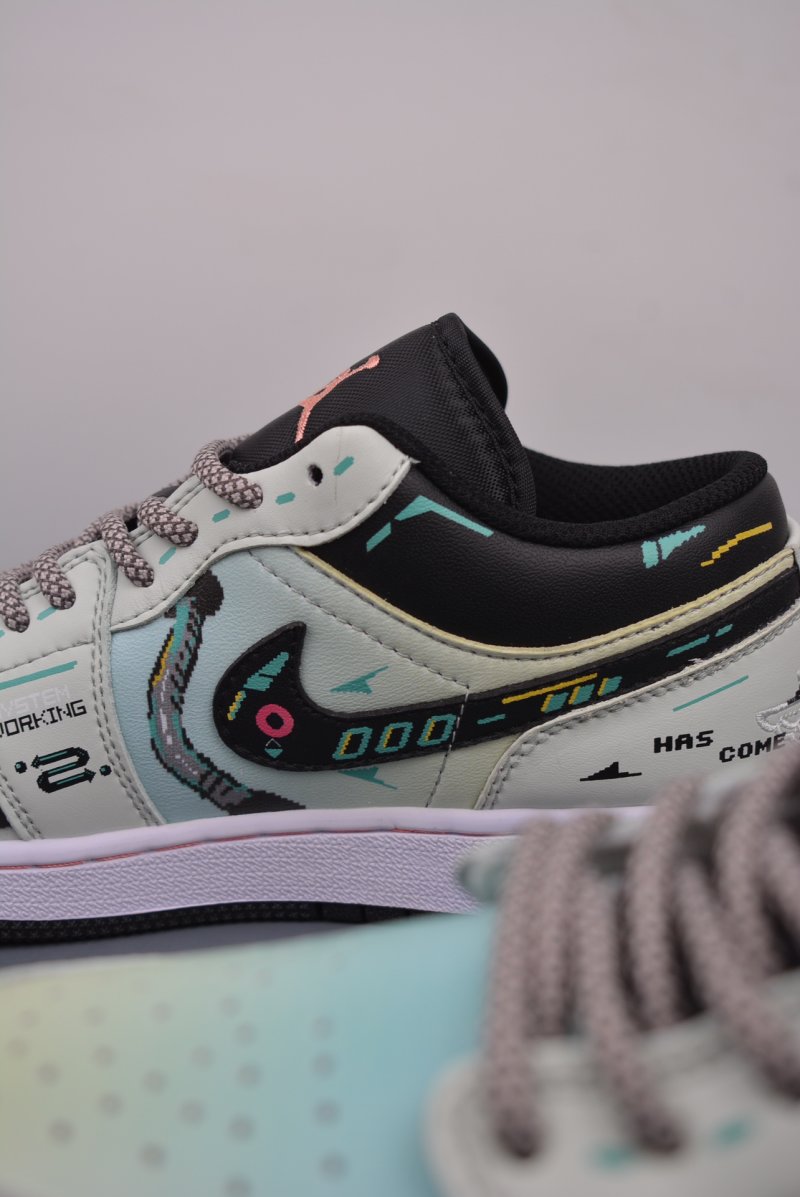 Air Jordan 1 Low 'Cyberpunk' view