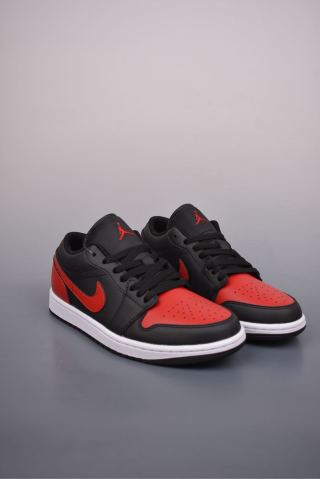 Air Jordan 1 Low 'Black / Red' view 1