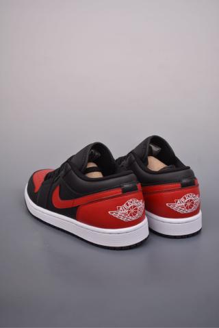 Air Jordan 1 Low 'Black / Red' view 2