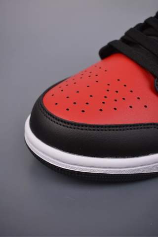 Air Jordan 1 Low 'Black / Red' view 6