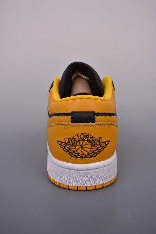 Air Jordan 1 Low 'Black / Orange' view 4