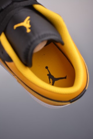 Air Jordan 1 Low 'Black / Orange' view 9