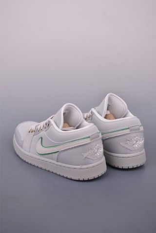 Air Jordan 1 Low 'Grey / Green' view 2