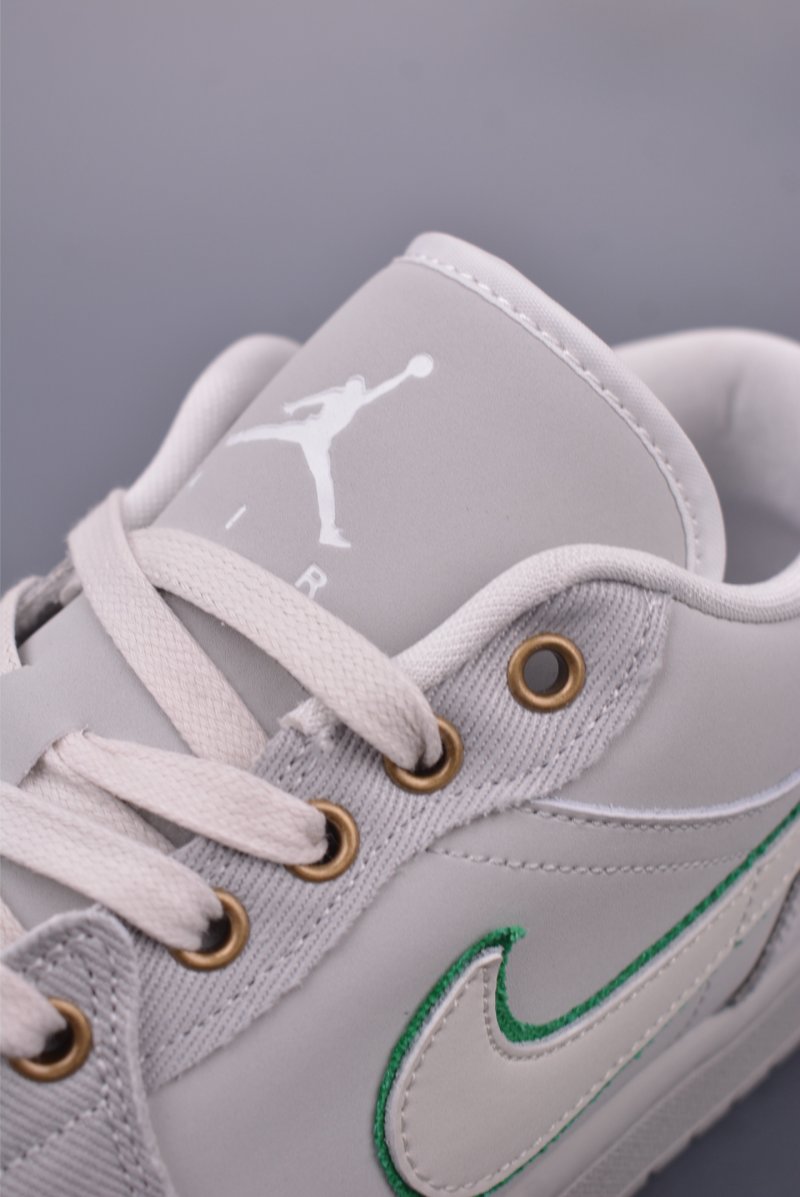 Air Jordan 1 Low 'Grey / Green' view