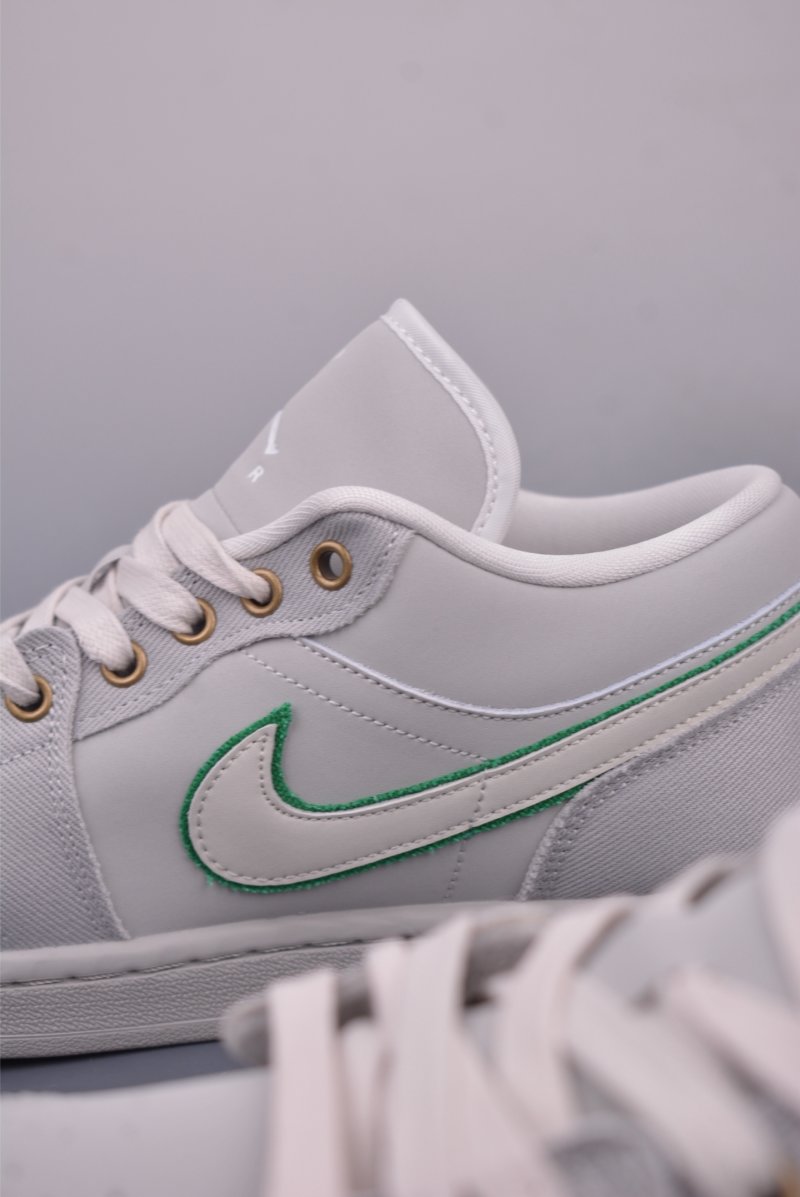Air Jordan 1 Low 'Grey / Green' view