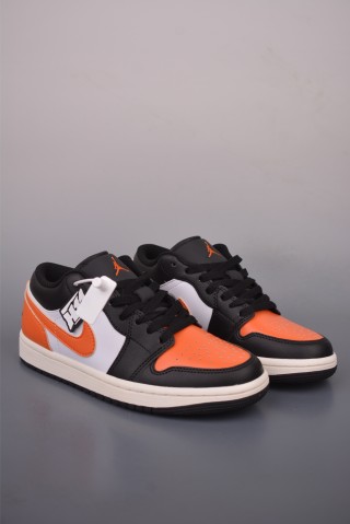 Air Jordan 1 Low 'Black / White / Orange' view 1
