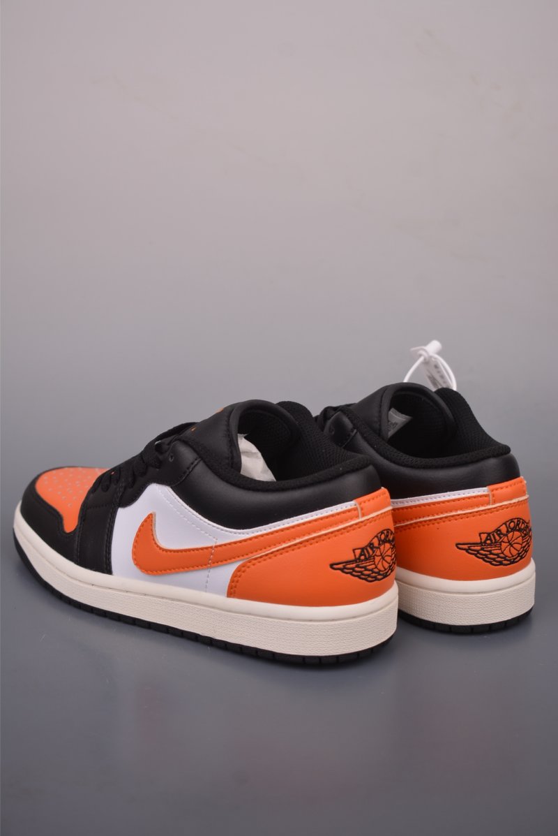 Air Jordan 1 Low 'Black / White / Orange' view