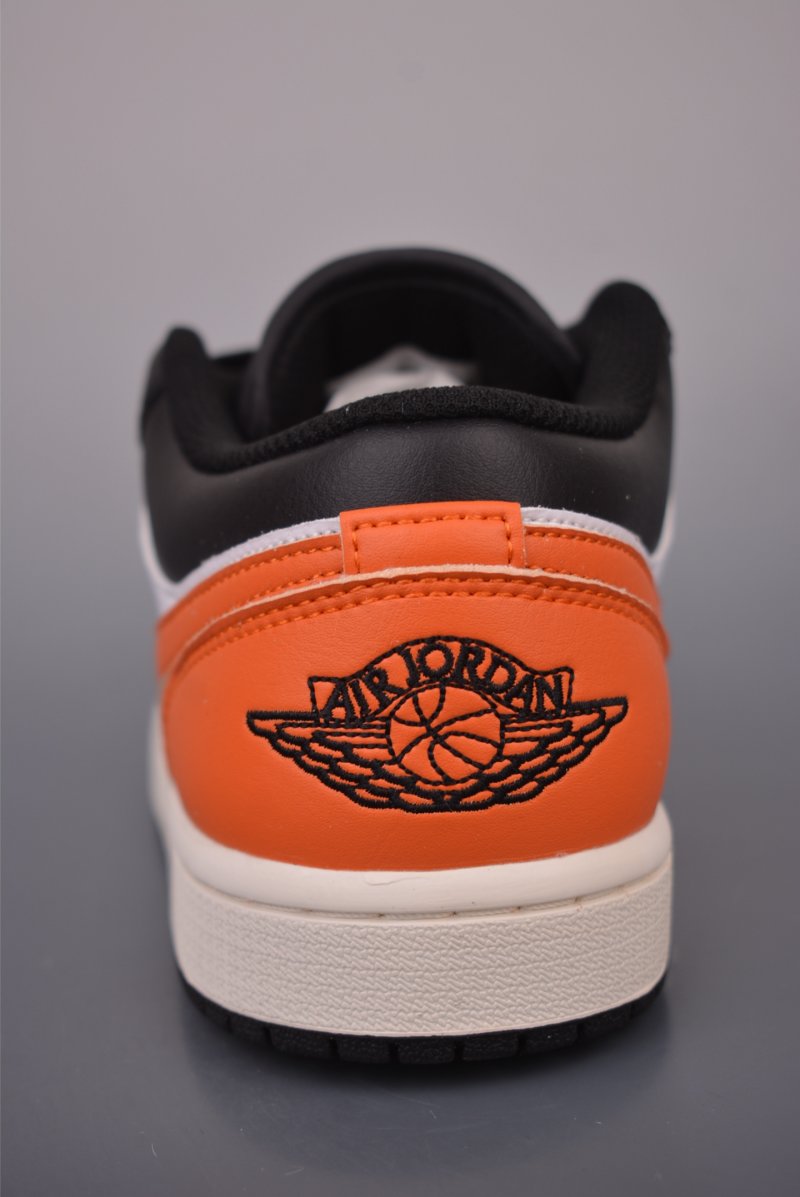 Air Jordan 1 Low 'Black / White / Orange' view