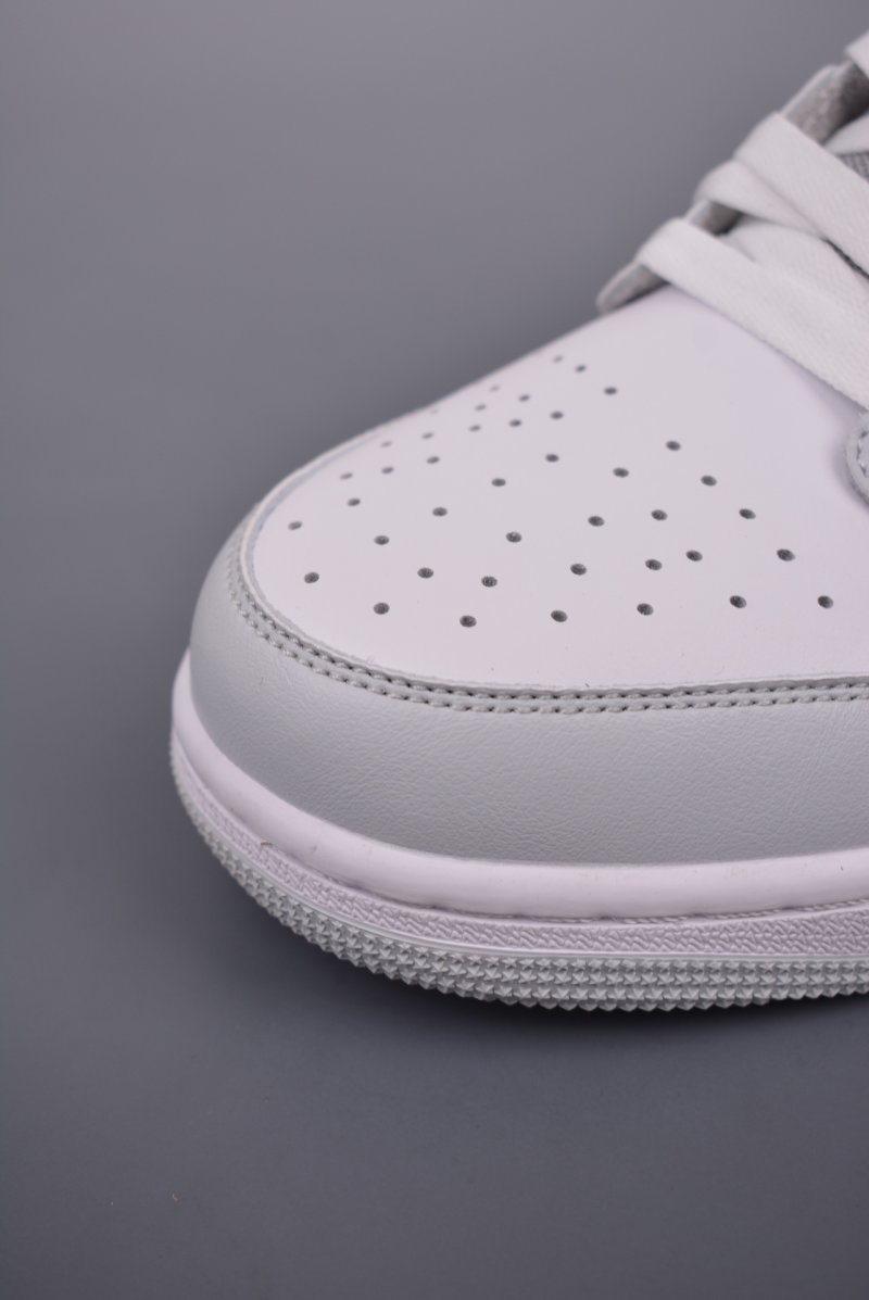Air Jordan 1 Low 'White / Grey' view