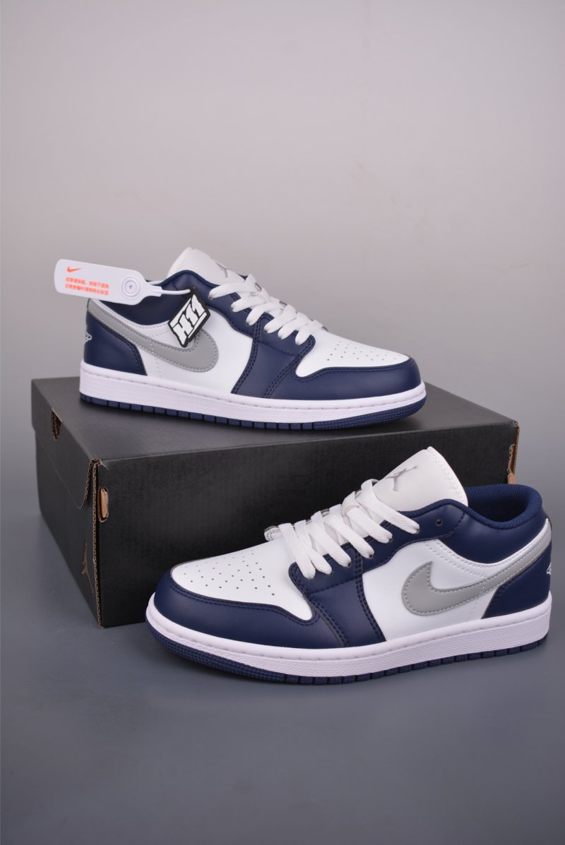 Air Jordan 1 Low 'White / Blue' view