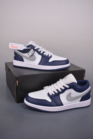 Air Jordan 1 Low 'White / Blue' view 5
