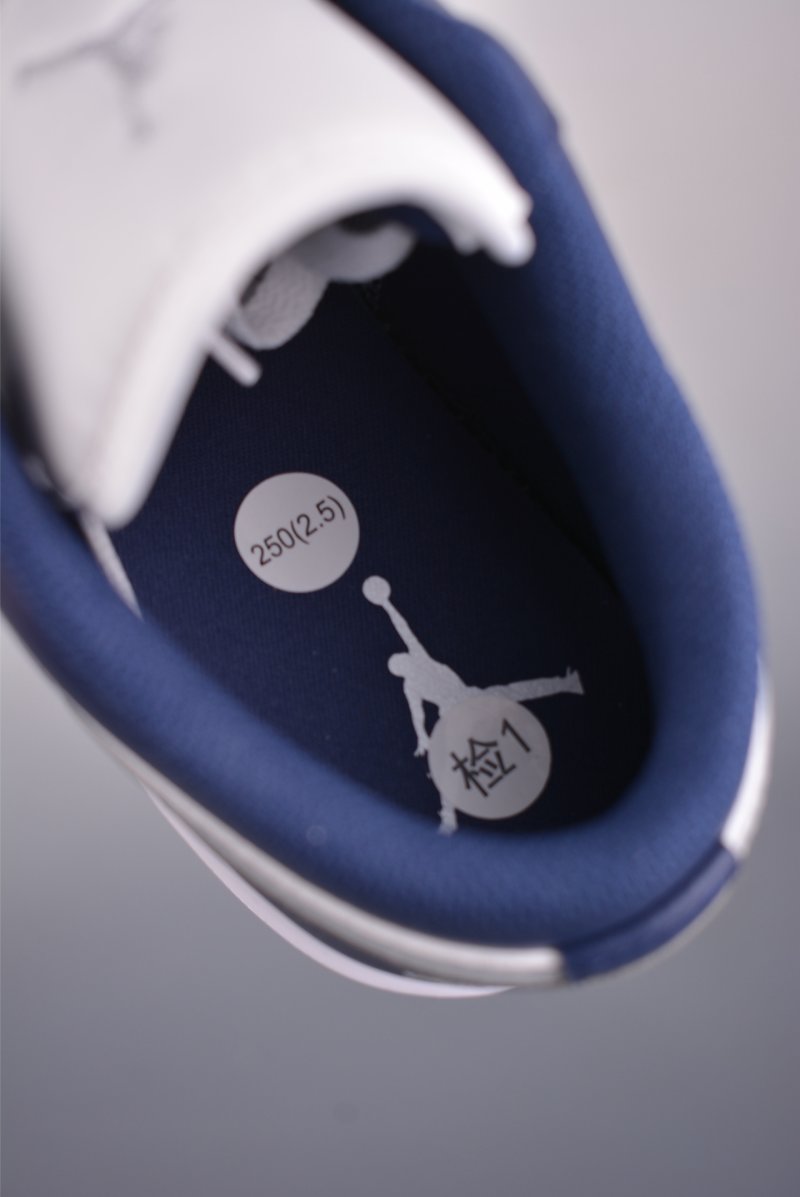 Air Jordan 1 Low 'White / Blue' view