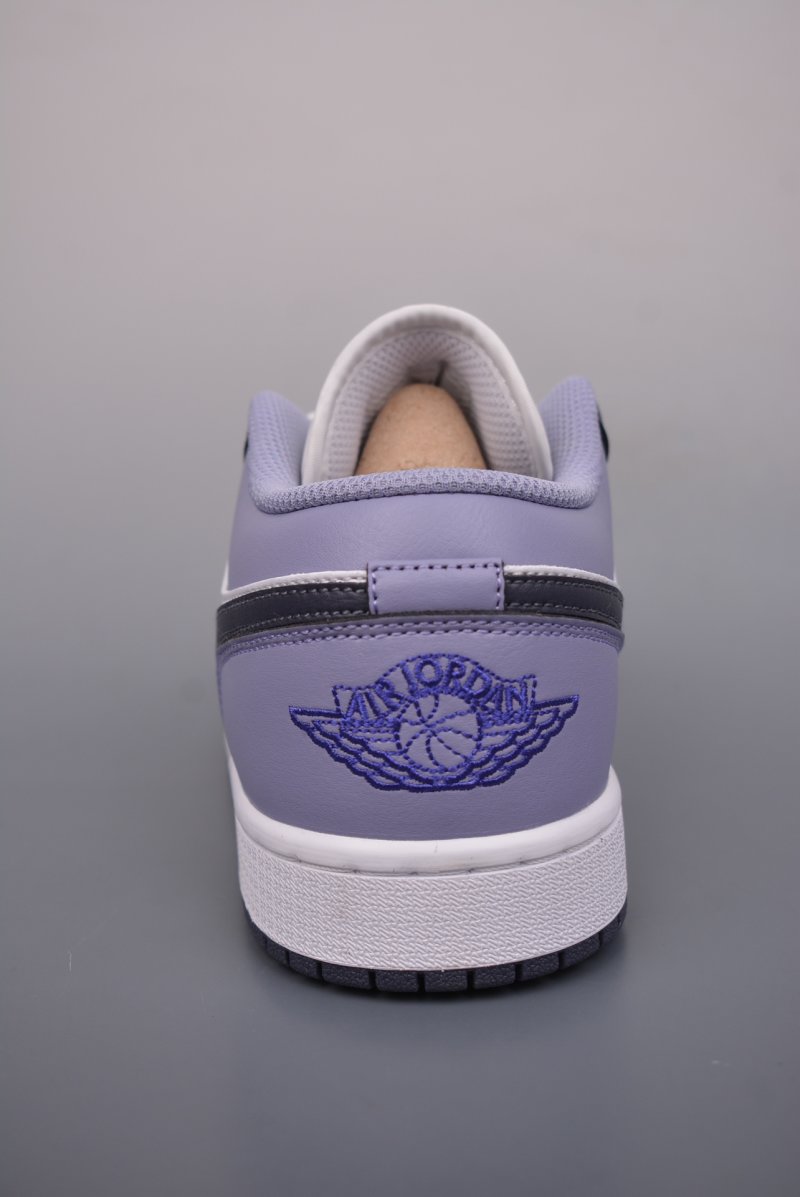 Air Jordan 1 Low 'White / Purple' view