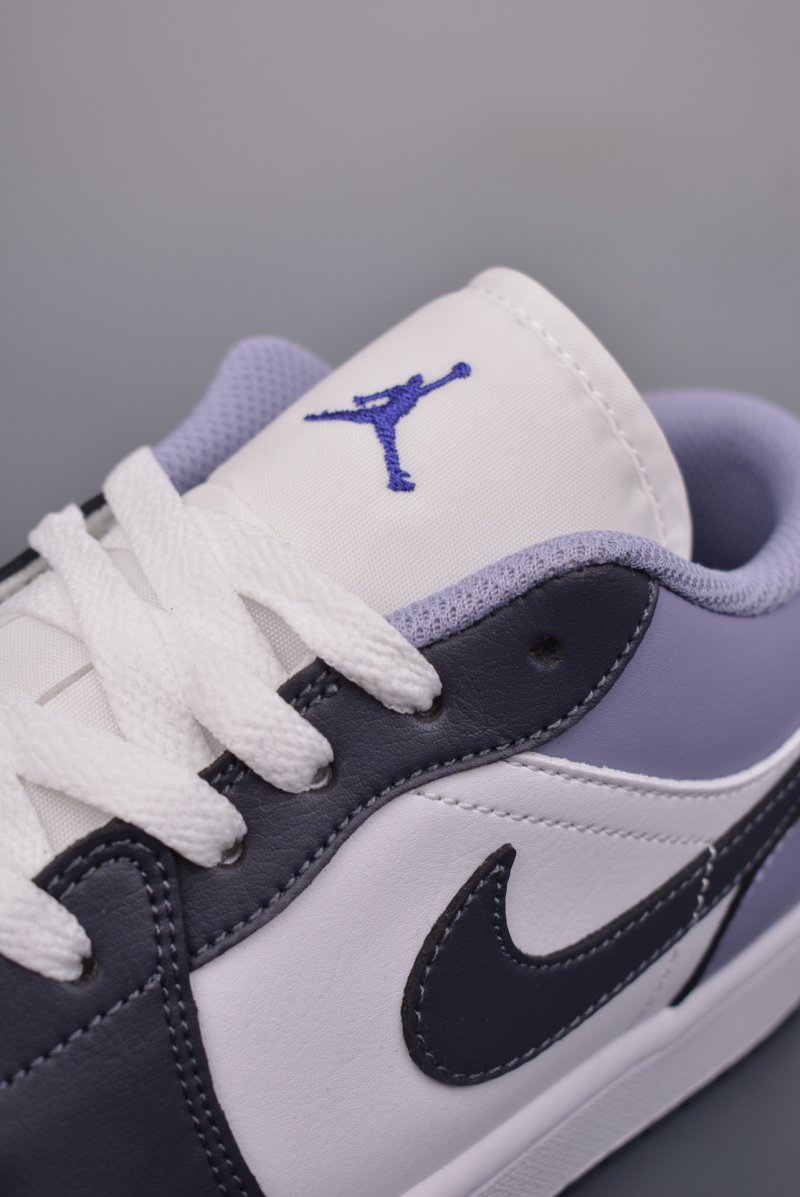 Air Jordan 1 Low 'White / Purple' view