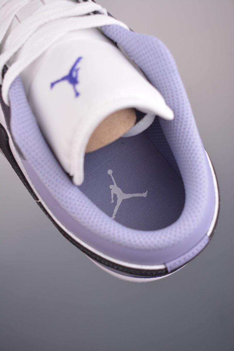Air Jordan 1 Low 'White / Purple' view