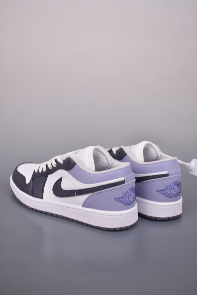 Air Jordan 1 Low 'White / Purple' view