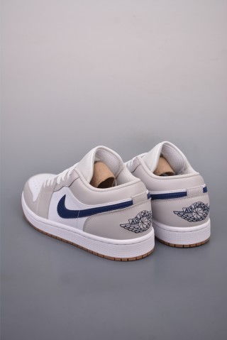Air Jordan 1 Low 'White / Blue' view 2
