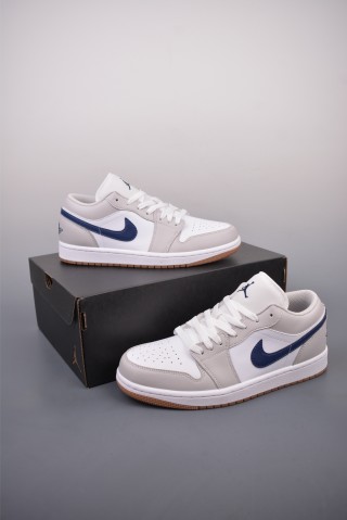 Air Jordan 1 Low 'White / Blue' view 5