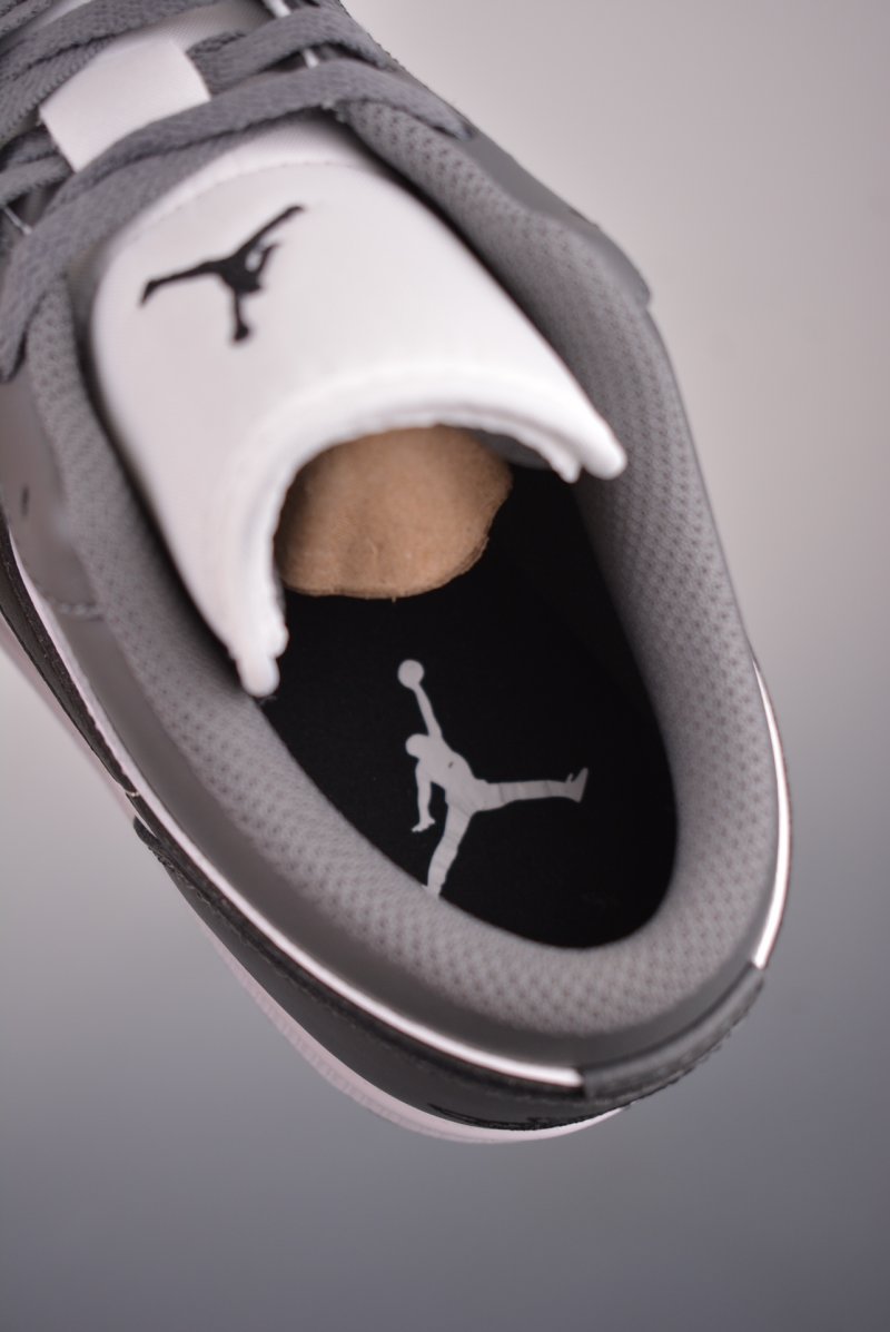 Air Jordan 1 Low 'Grey / Black' view