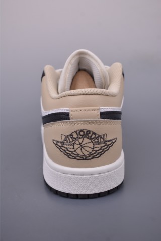 Air Jordan 1 Low 'Black / Brown' view 4