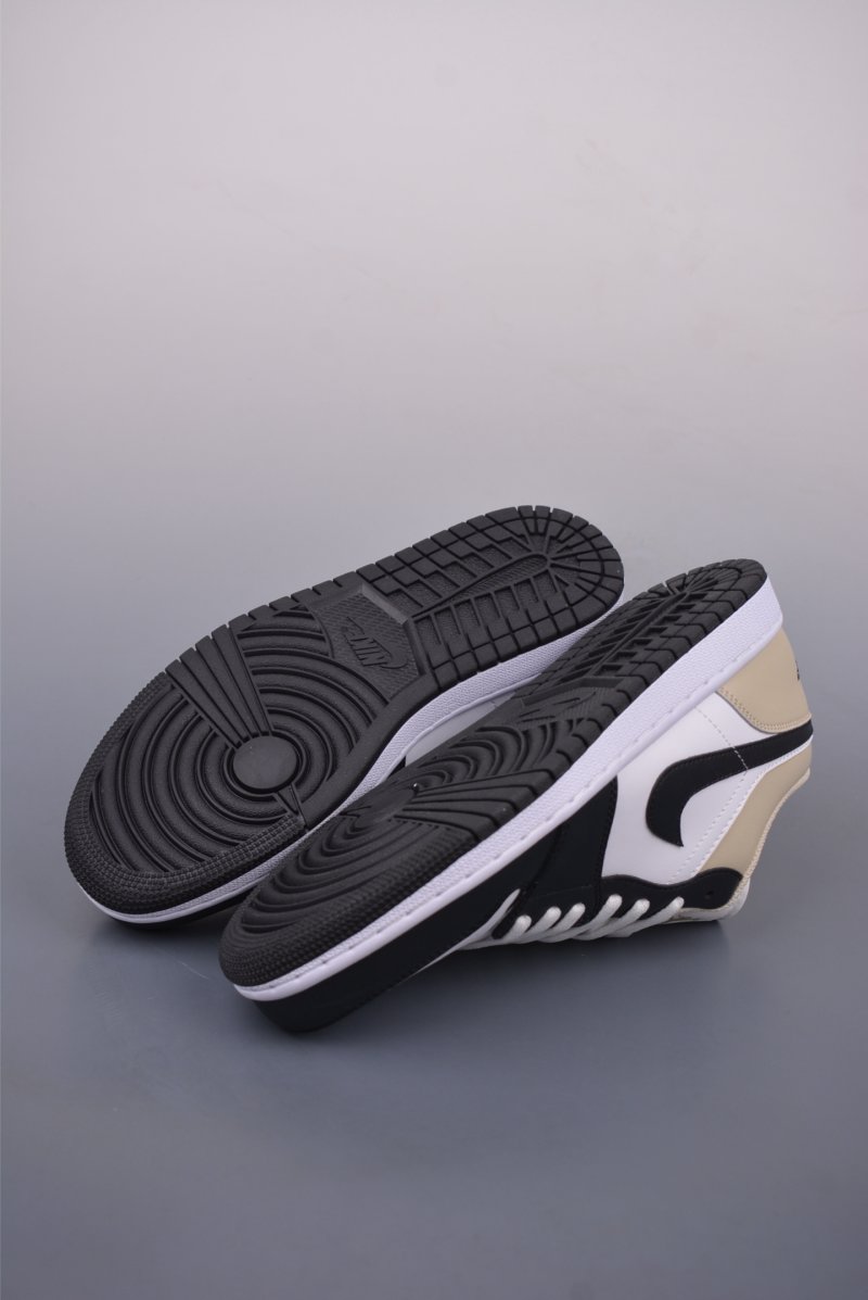 Air Jordan 1 Low 'Black / White / Yellow' view