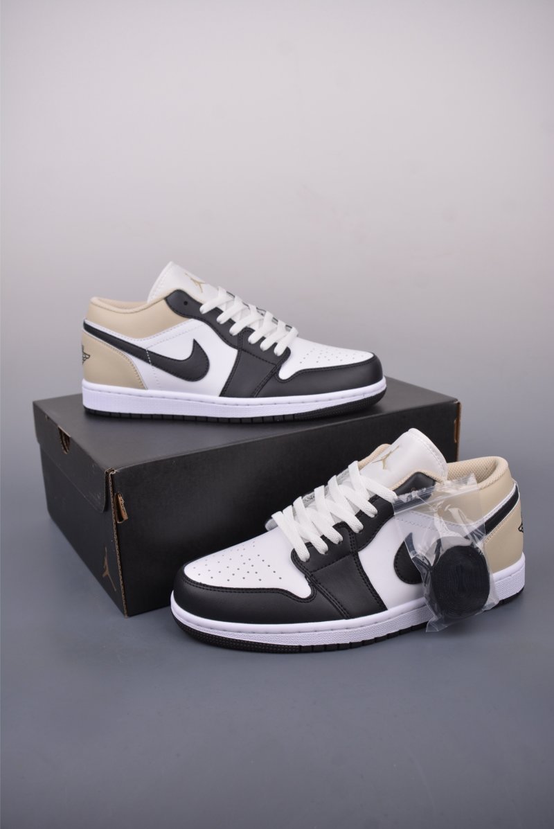 Air Jordan 1 Low 'Black / White / Yellow' view