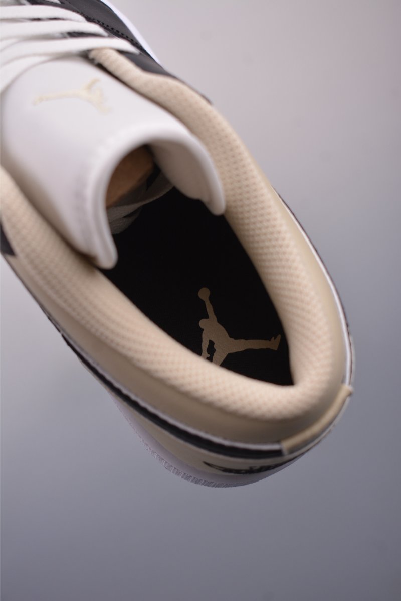 Air Jordan 1 Low 'Black / White / Yellow' view