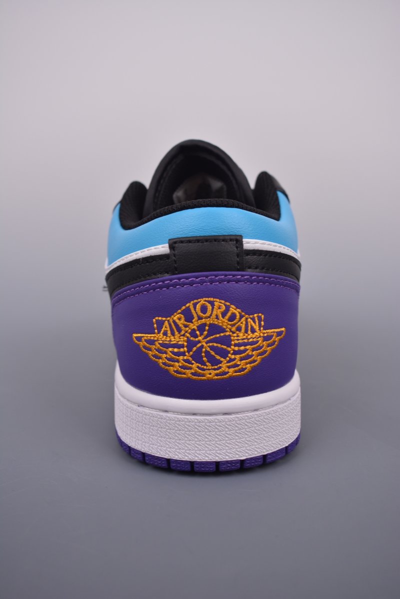 Air Jordan 1 Low 'White / Black / Purple' view