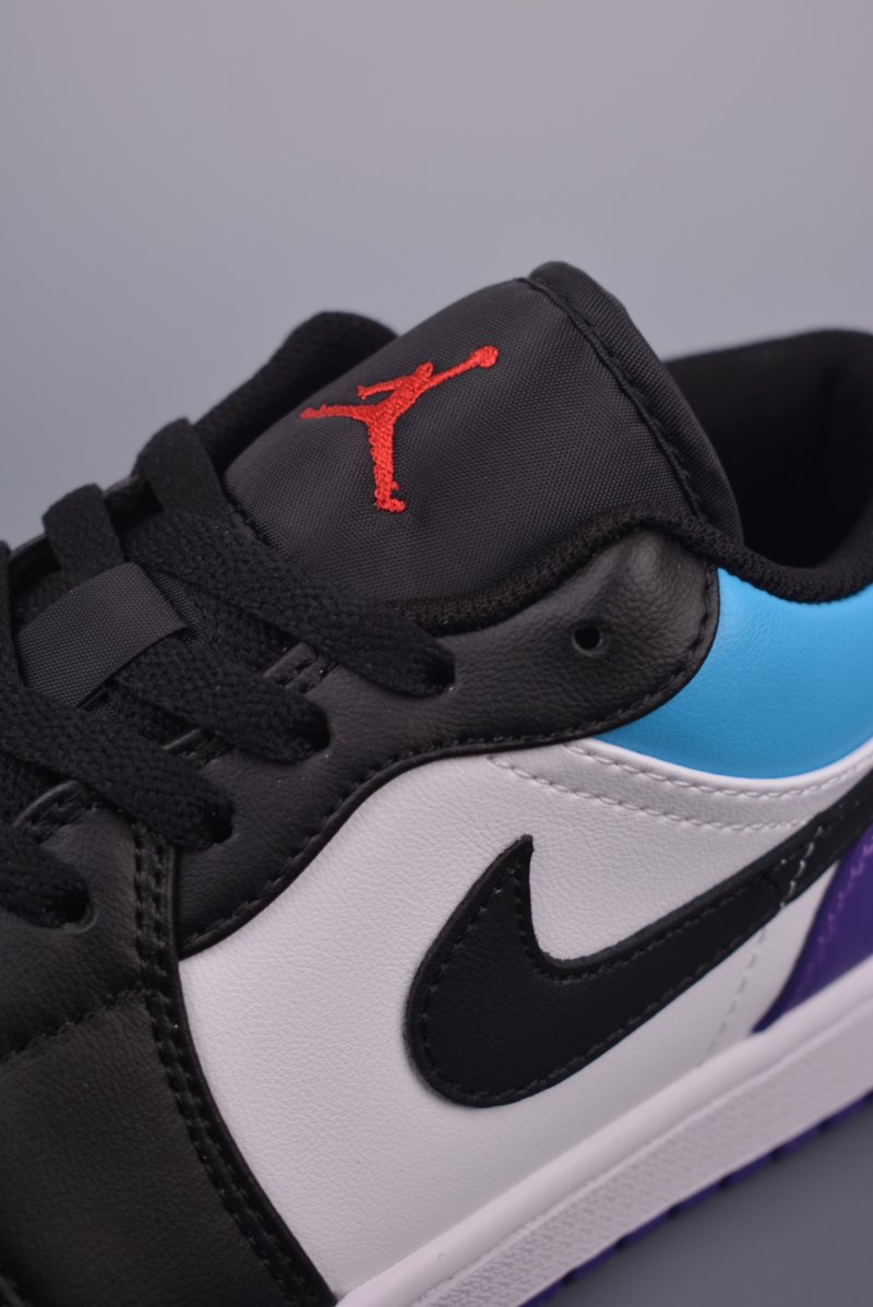 Air Jordan 1 Low 'White / Black / Purple' view