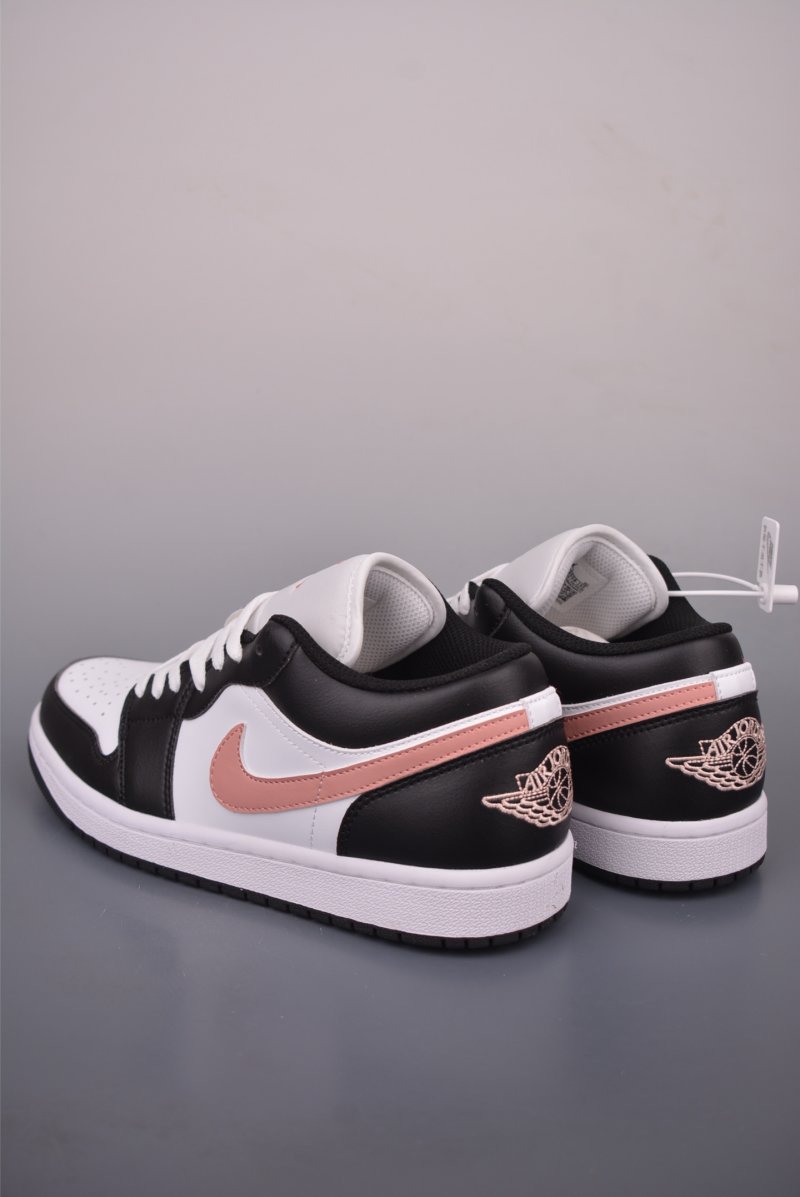Air Jordan 1 Low 'Black / Pink' view
