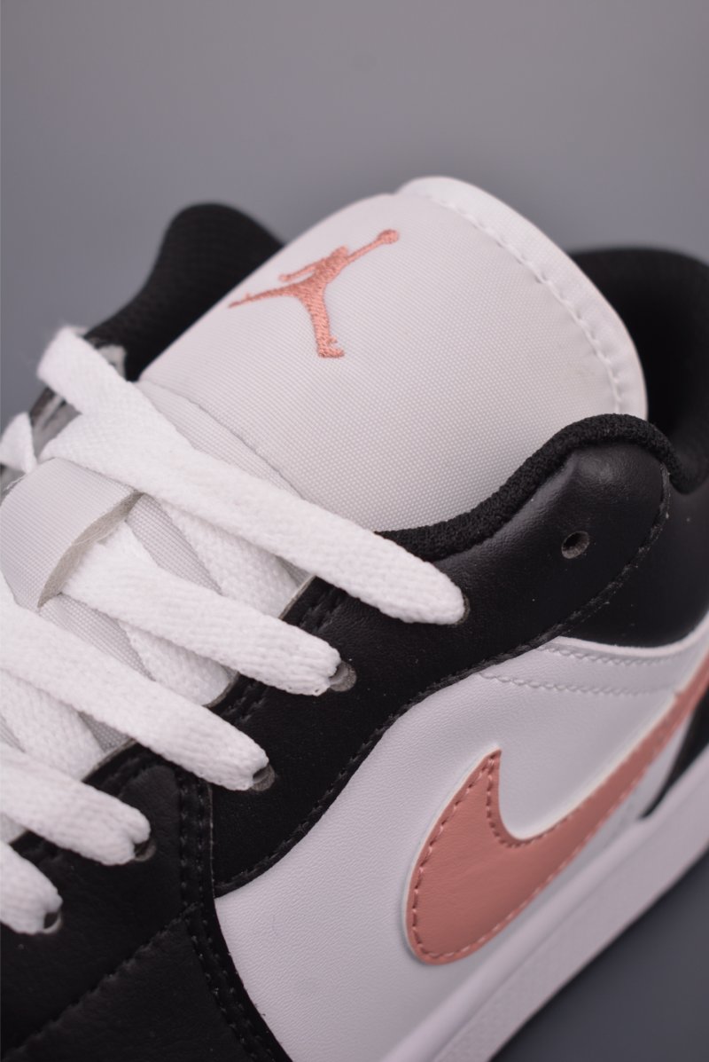 Air Jordan 1 Low 'Black / Pink' view