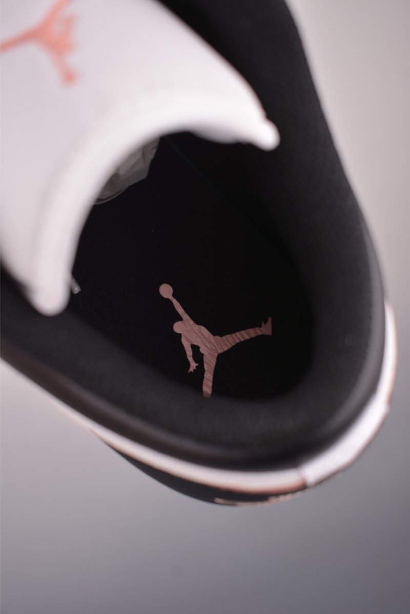 Air Jordan 1 Low 'Black / Pink' view