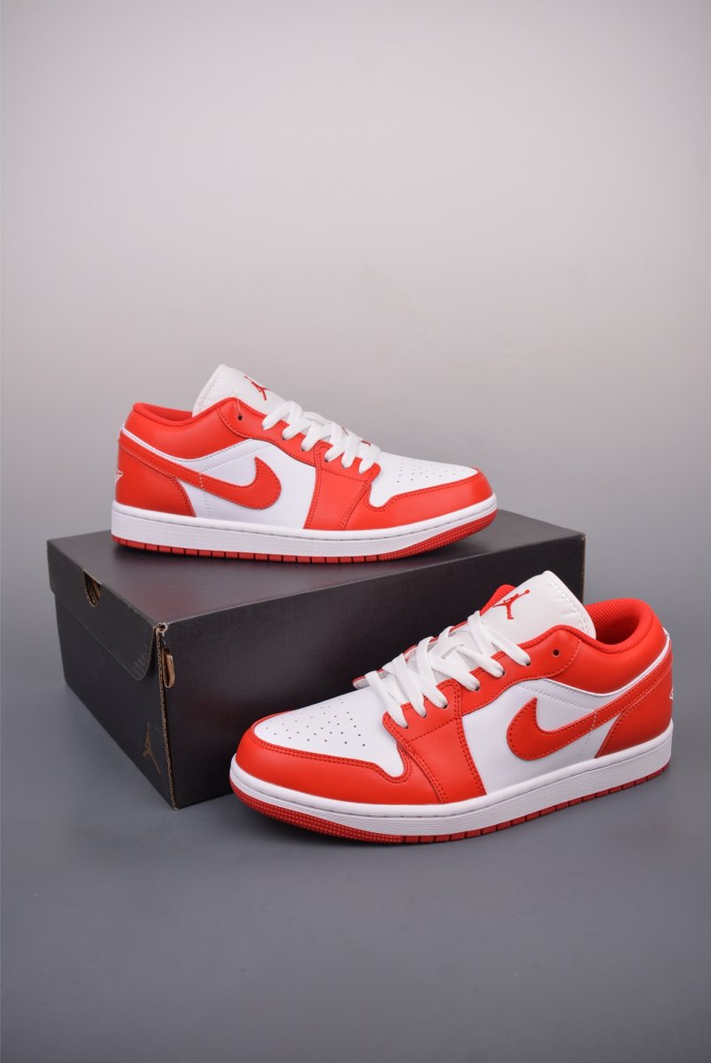 Air Jordan 1 Low 'White / Red' view