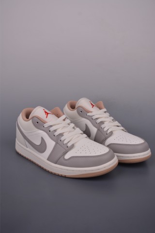 Air Jordan 1 Low 'Grey / Beige' view 1