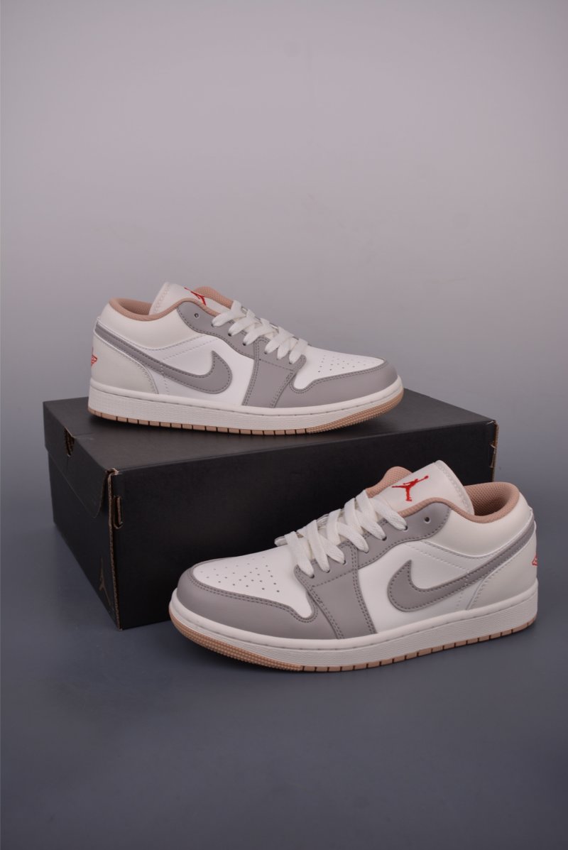 Air Jordan 1 Low 'Grey / Beige' view