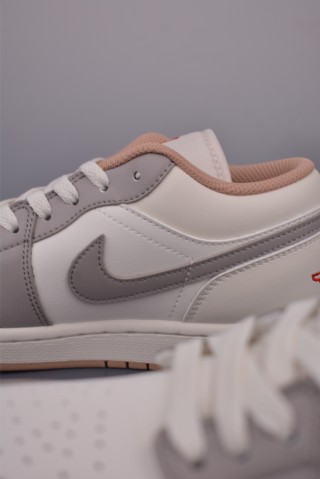 Air Jordan 1 Low 'Grey / Beige' view 8
