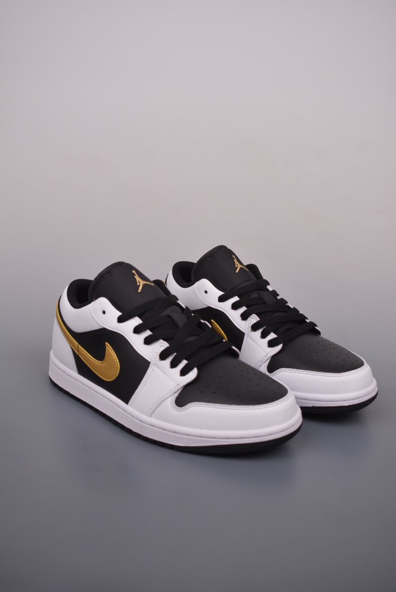 Air Jordan 1 Low 'White / Black / Gold'