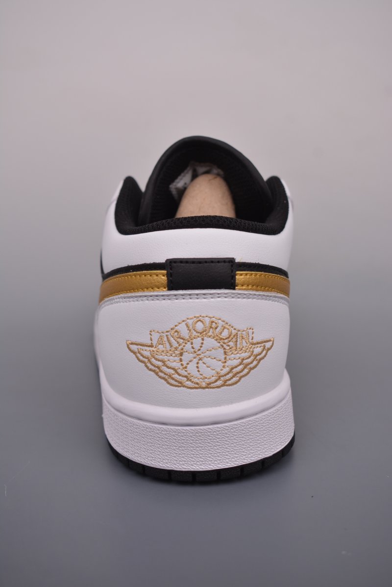Air Jordan 1 Low 'White / Black / Gold' view